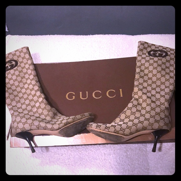 Gucci Shoes - 100 percent AUTHENTIC Gucci Monogram Boots.